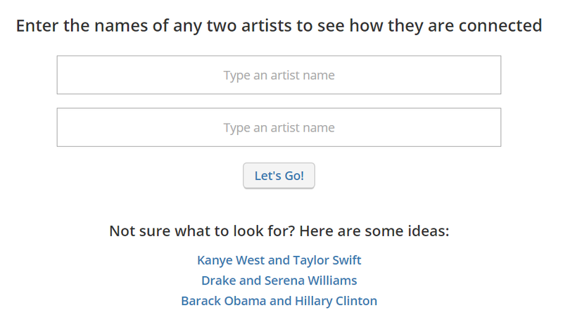 Illustration for article titled This new game puts a music biz spin on six degrees of separation